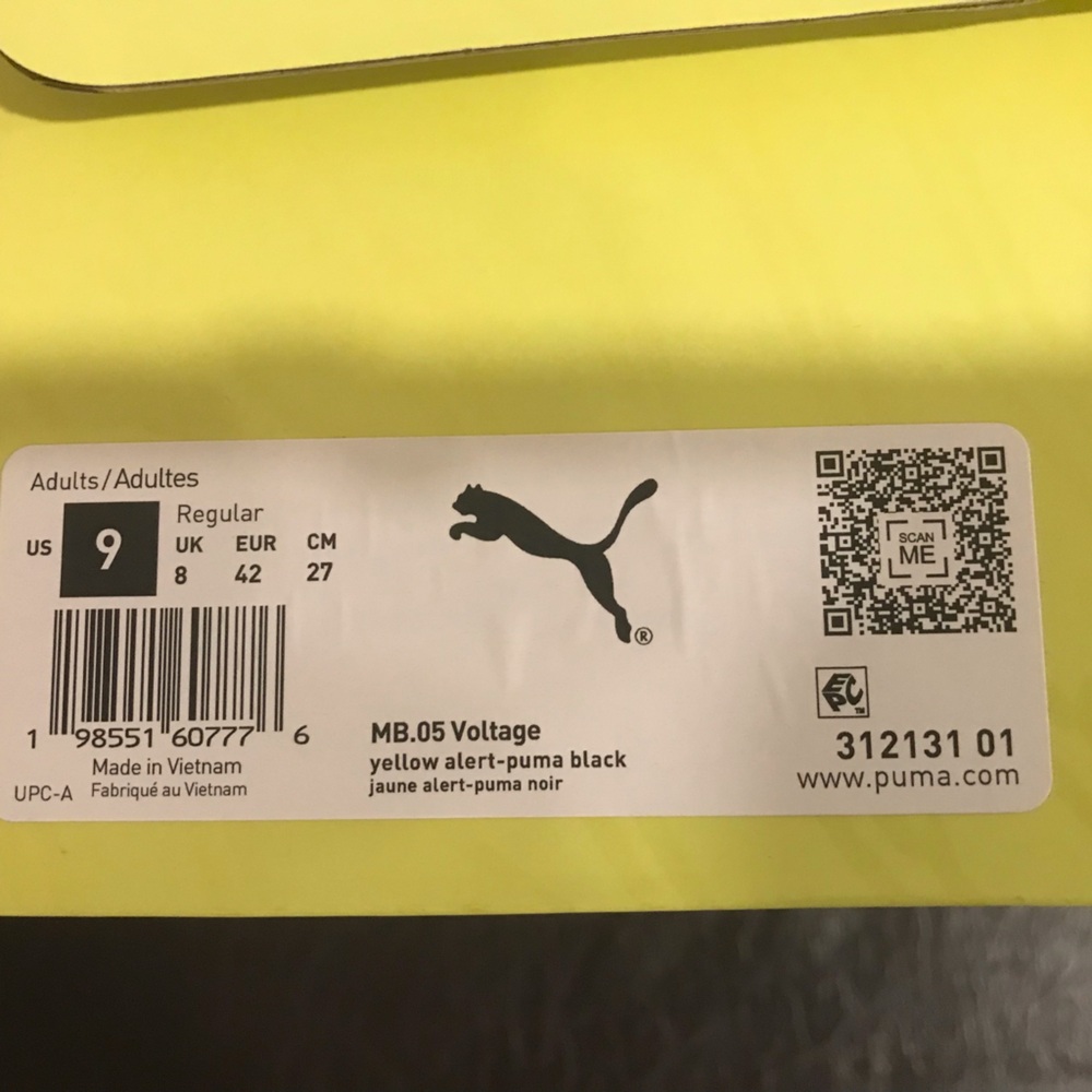 PUMA MB.05 Voltage Shoes  SZ 9 - Picture 10 of 11